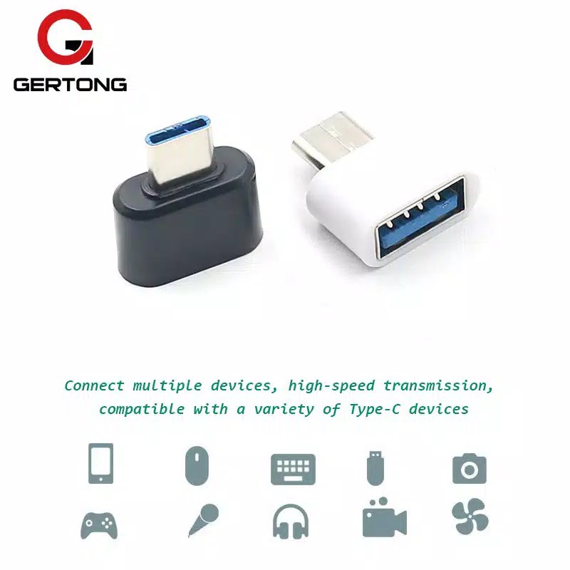 CONVERTER OTG TYPE C MALE TO USB FEMALE 2.4A MINI ADAPTER