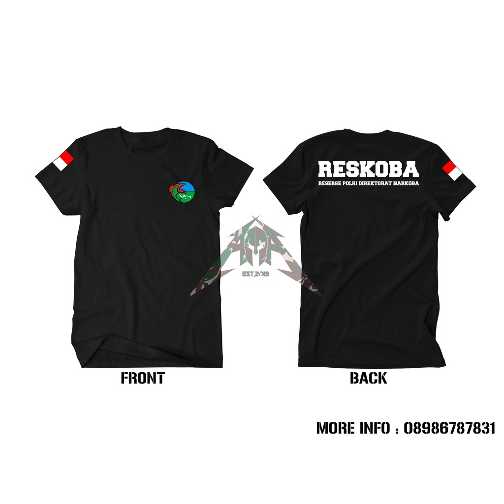 Kaos Baju SATRES NARKOBA RESKOBA  -casuals