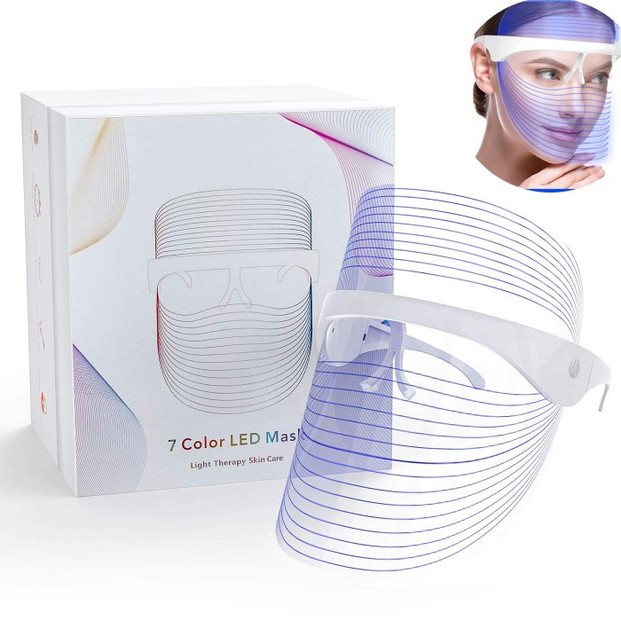 Masker LED Mask Light Therapy Face 7 Colors Skin Rejuvenation Therapy