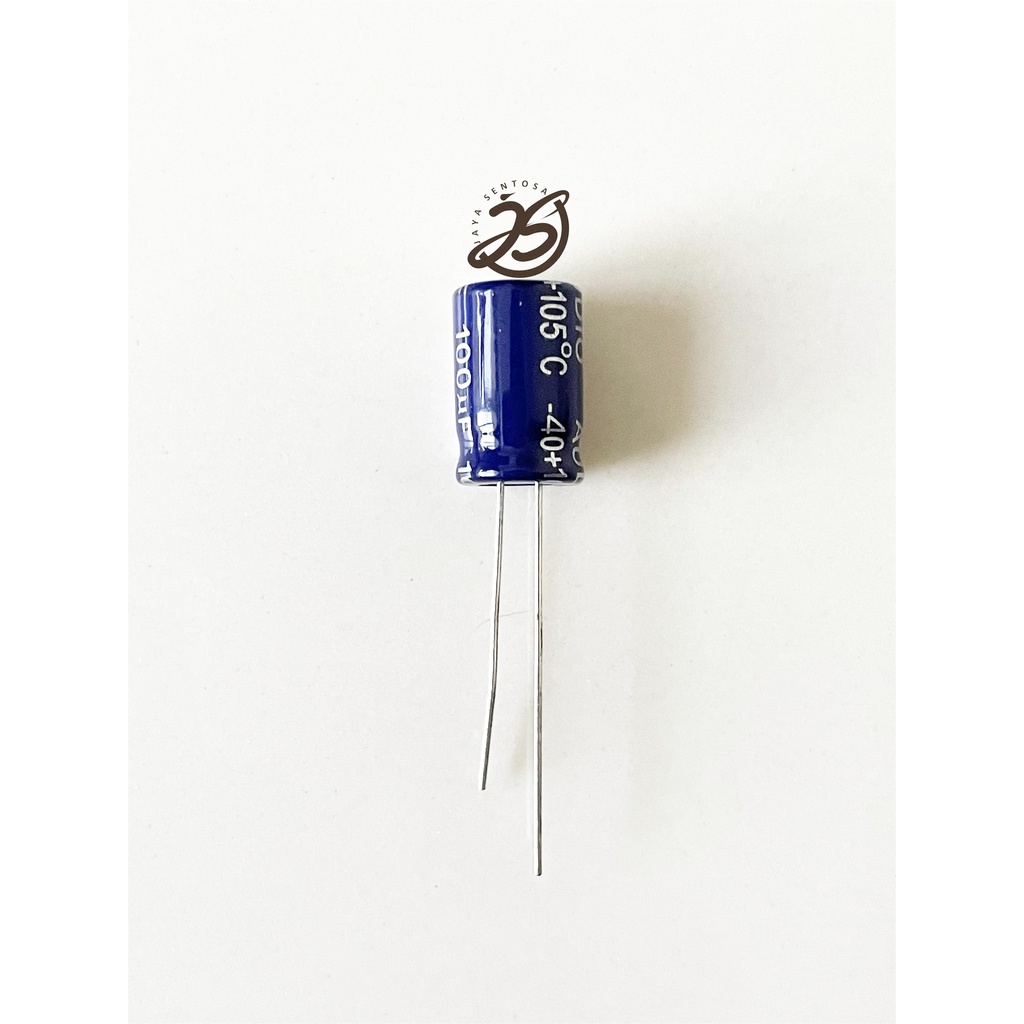 ELCO 100UF 50V (1 BUAH) KAPASITOR CAPACITOR ELCO KAPASITOR ELKO KAPASITOR 100 UF 50 V