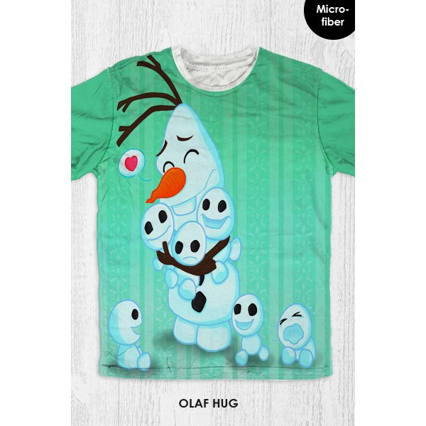 Baju Kaos Anak & Dewasa Frozen - Olaf Hug