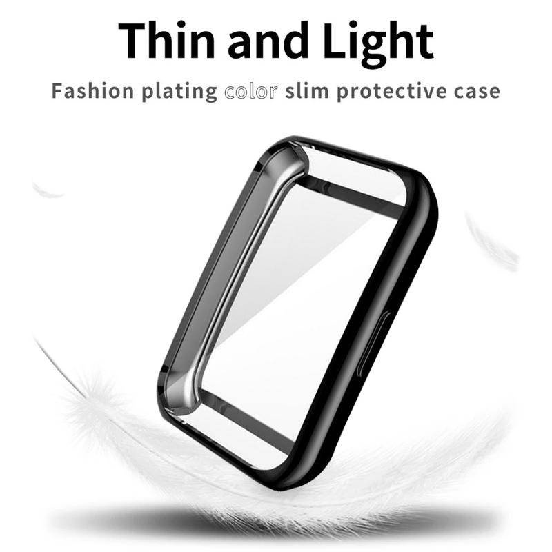 Soft Case TPU Bening Cover Proteksi 360 Untuk Huawei Honor Band 6 7