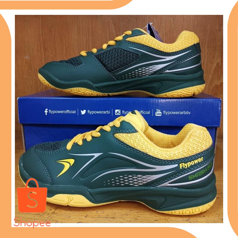 Dijual onderdil sepatu spatu badminton bulutangkis flypower pawon 5 dewasa ab Murah