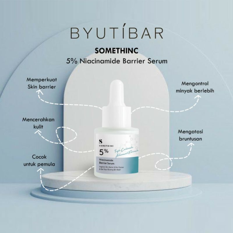 Somethinc 10% dan 5% Niacinamide Barier Serum - 20ml dan 40 ml