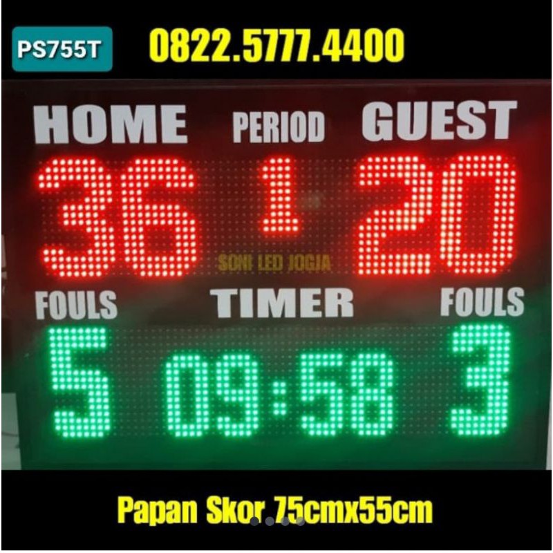Papanskor WIRELLES skoring scoreboard Futsal Basket led papan skor