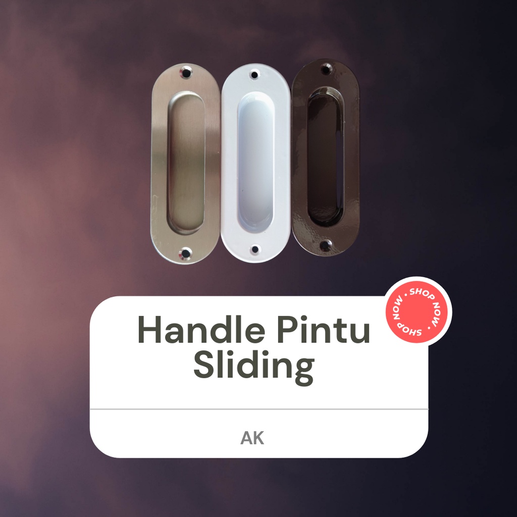 Handle Pintu Geser Handle Pintu Sliding Handle Com Tarikan Pintu Sliding Geser 4x12cm
