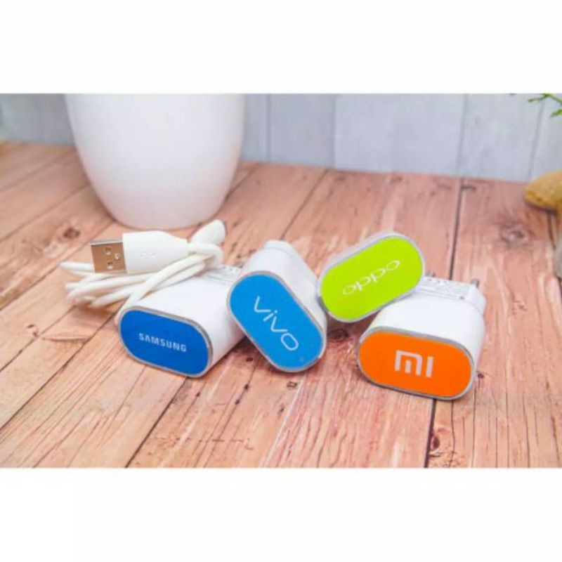 Traver Charging Branded 3,5A 1 Usb + Kabel  Quick Casan Hp Samsung•Oppo•Vivo•Xiaomi•Realme