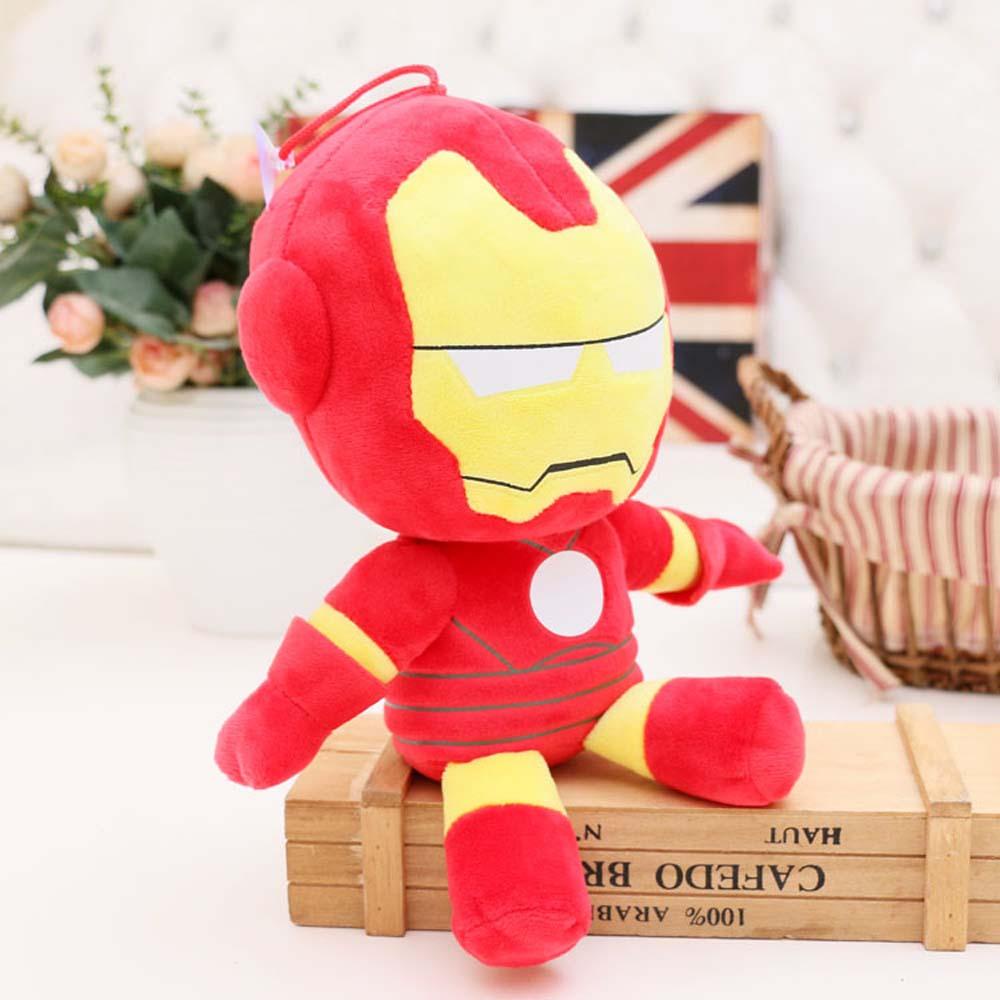 NICKOLAS1 Marvel Avengers Hadiah Natal Anime Iron Man Superman Captain America Batman Mainan Mewah