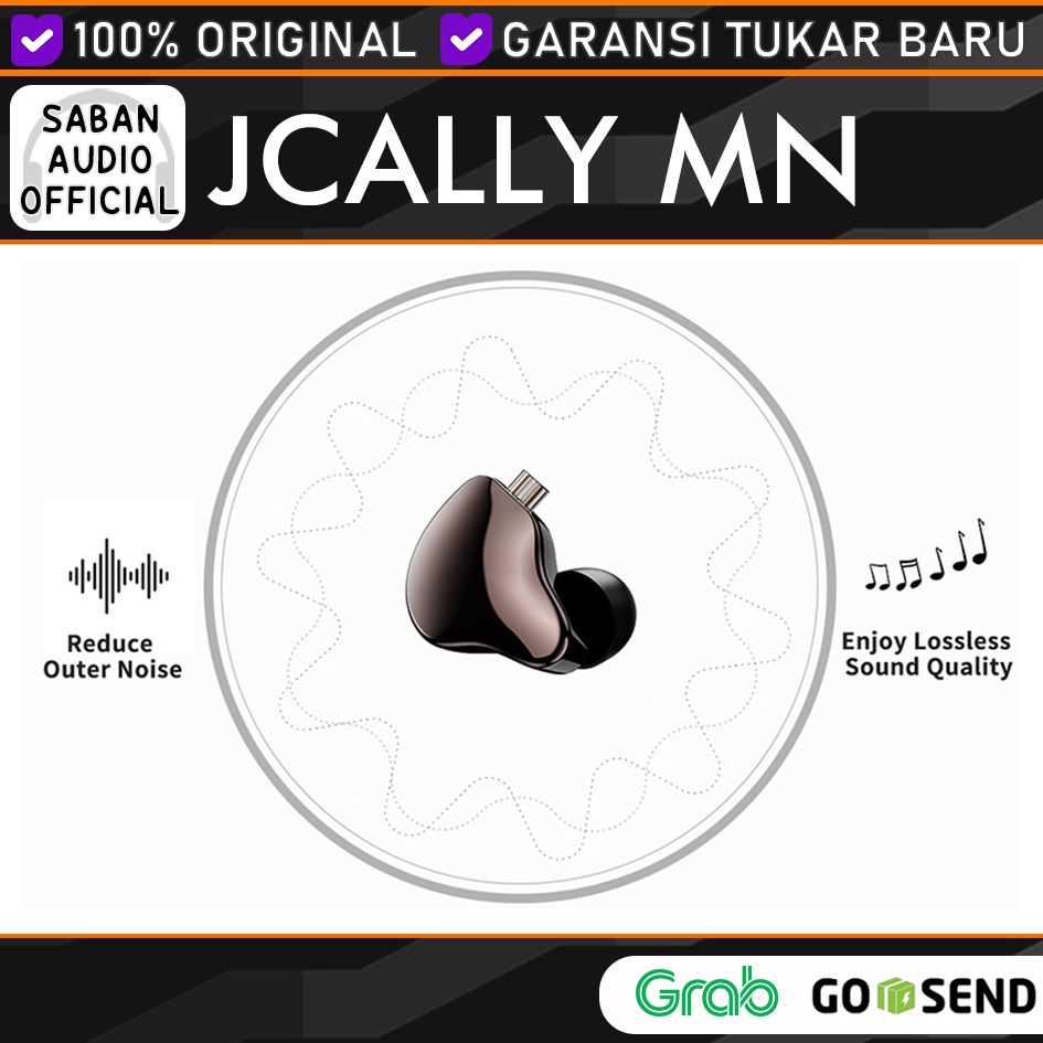 JCALLY MN In-ear HIFI Earphone Headset with Microphone alt KZ EDX Pro QKZ AK6 Pro CCA CRA