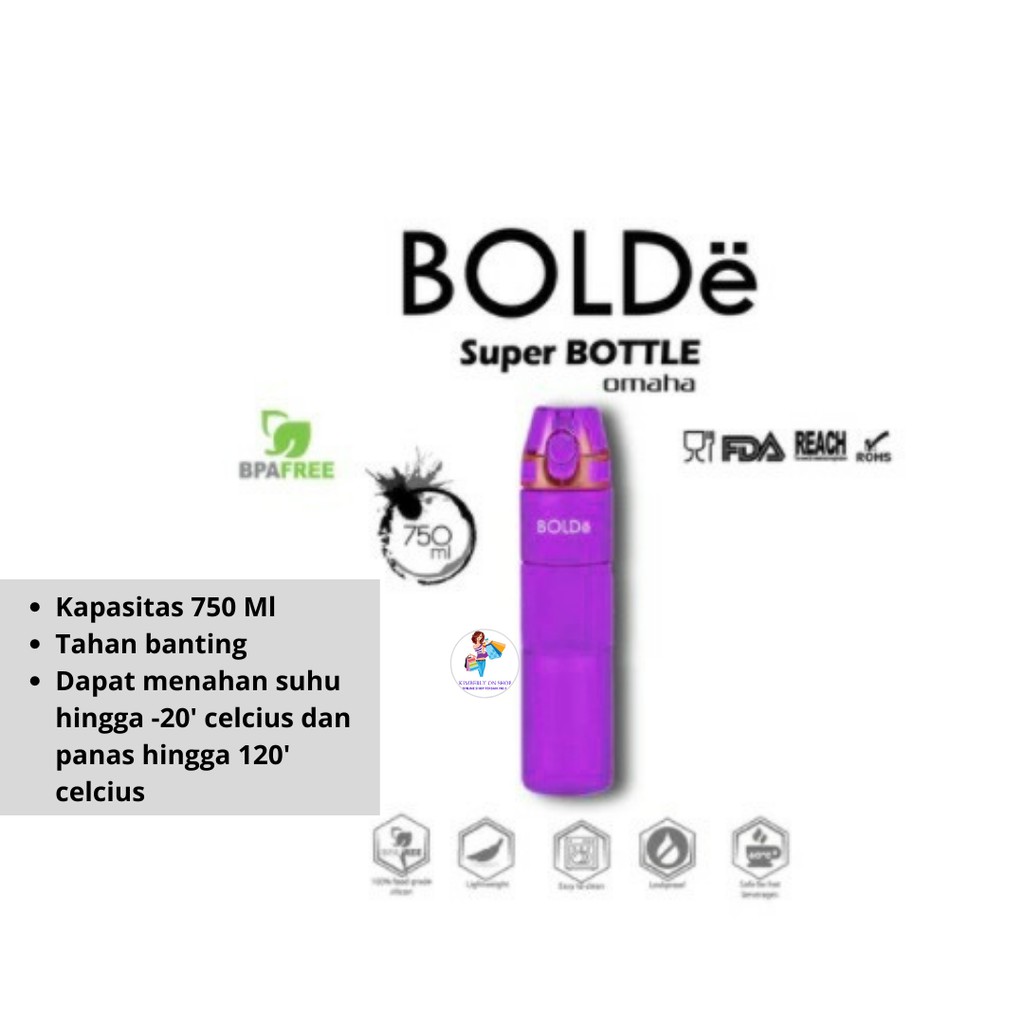 Bolde Botol Minum / Super Bottle Omaha 750 ML