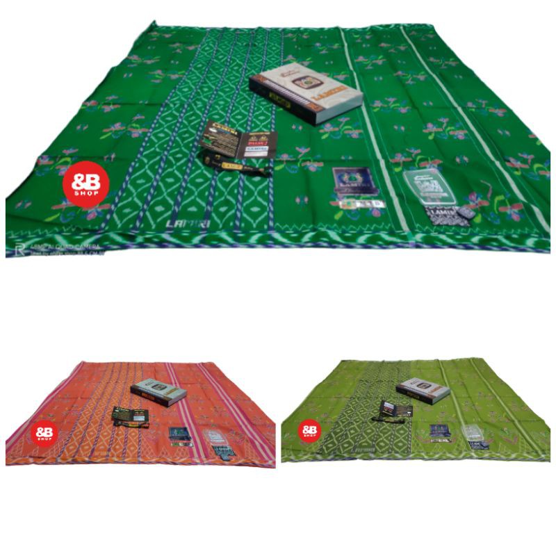 sarung lamiri kembang ungu/hijau karpet/hijau muda/coklat/orange/hijau botol/pink/maroon/hitam