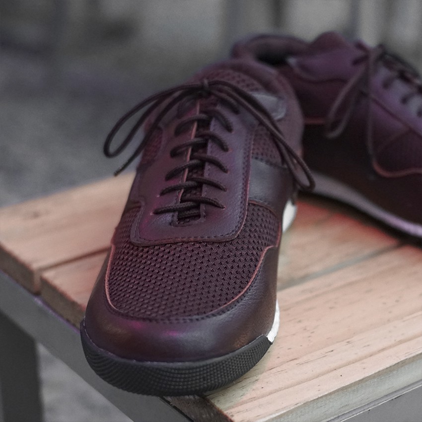 DAGGER BROWN |FORIND x Lvnatica| Sepatu Sneakers Tali Santai Kasual Pria/Cowok/Men Sneaker Footwear