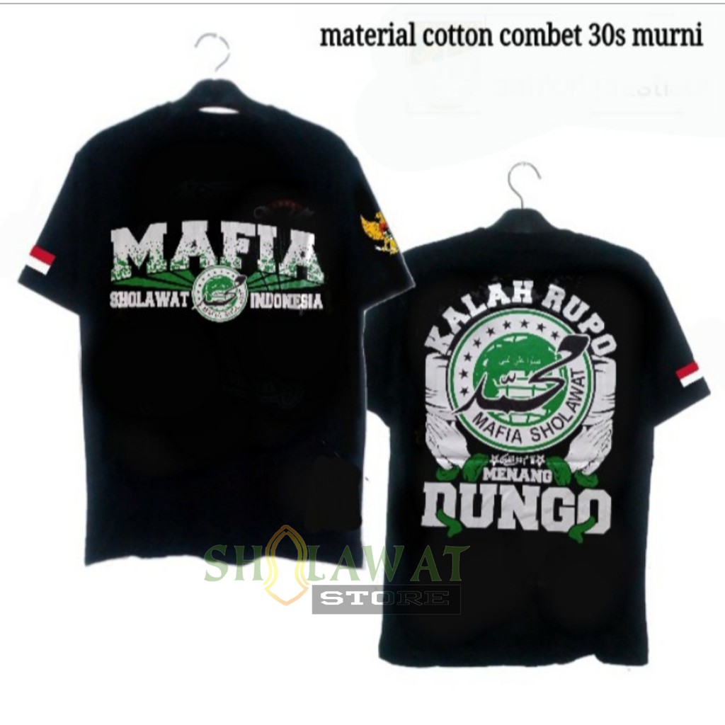 Kaos Mafia Sholawat Mafish Shopee Indonesia