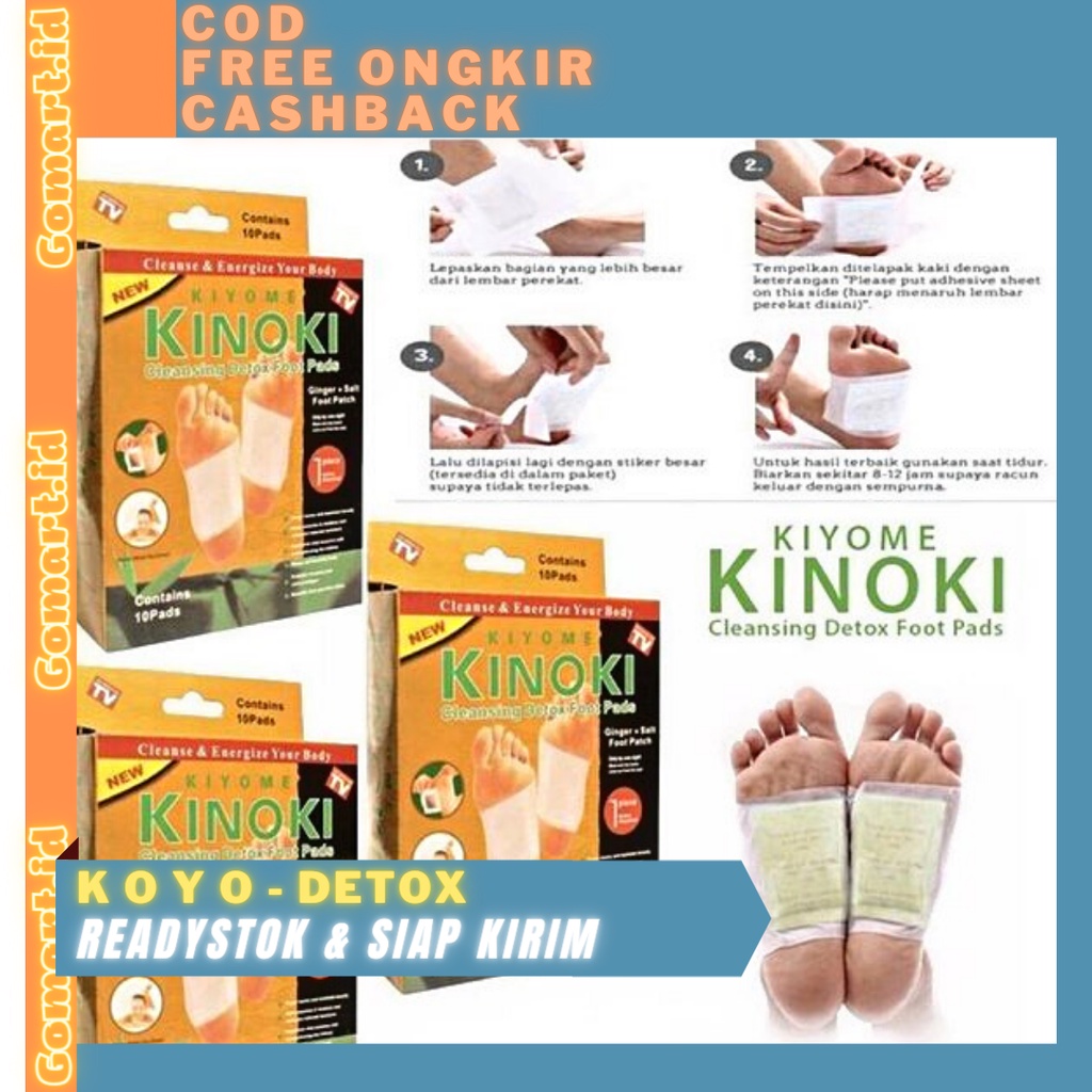 Kinoki Gold Ginger Salt Cleansing - Koyo Detox Kaki - Koyo Racun Serbaguna