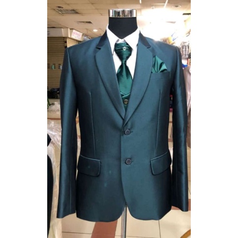Jas pengantin emerald gren /jas pria  hijau botol /jas wedding ijo botol /jas formal emerald gren