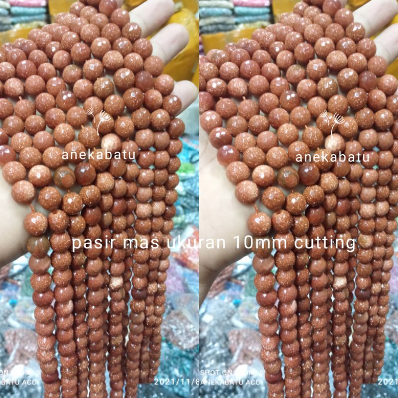 Manik Batu Alam Pasir Mas Cutting 6MM 12MM