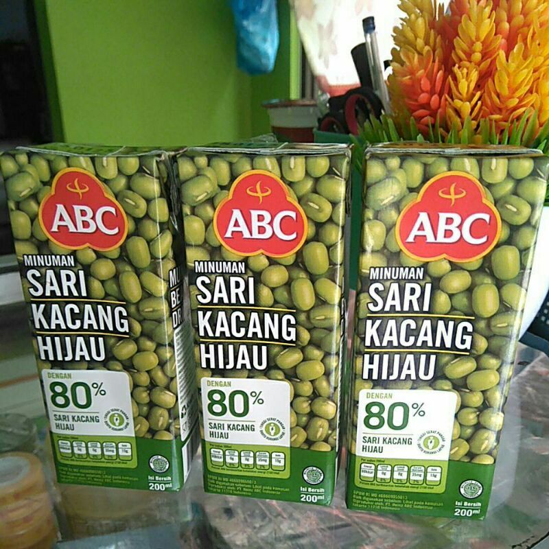 

abc sari kacang hijau 200ml,250ml