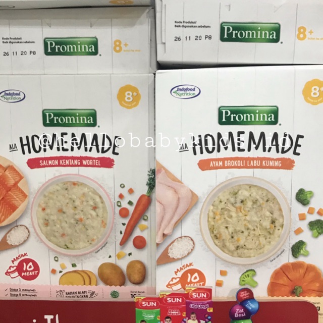 Promina homemade 8 bulan+ bubur bayi promina