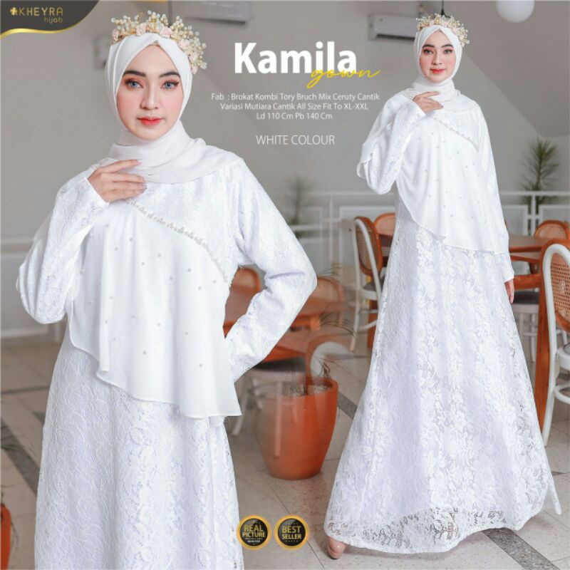 Kamila Gown By Kheyra || Gamis Brokat