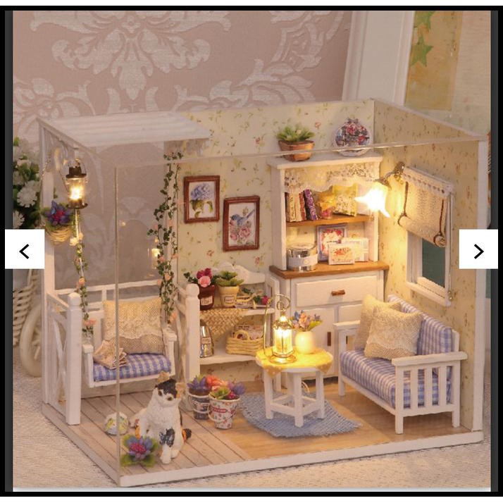 Muchmuashop | Diy Dollhouse Miniatur / Miniatur Rumah / Miniatur Boneka