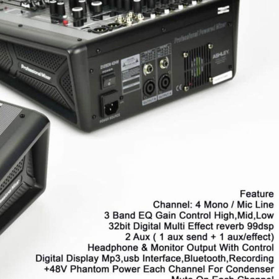 Power mixer 4ch Ashley LM400 LM 400P LM 400 P ORIGINAL mixer power ashley lm400p