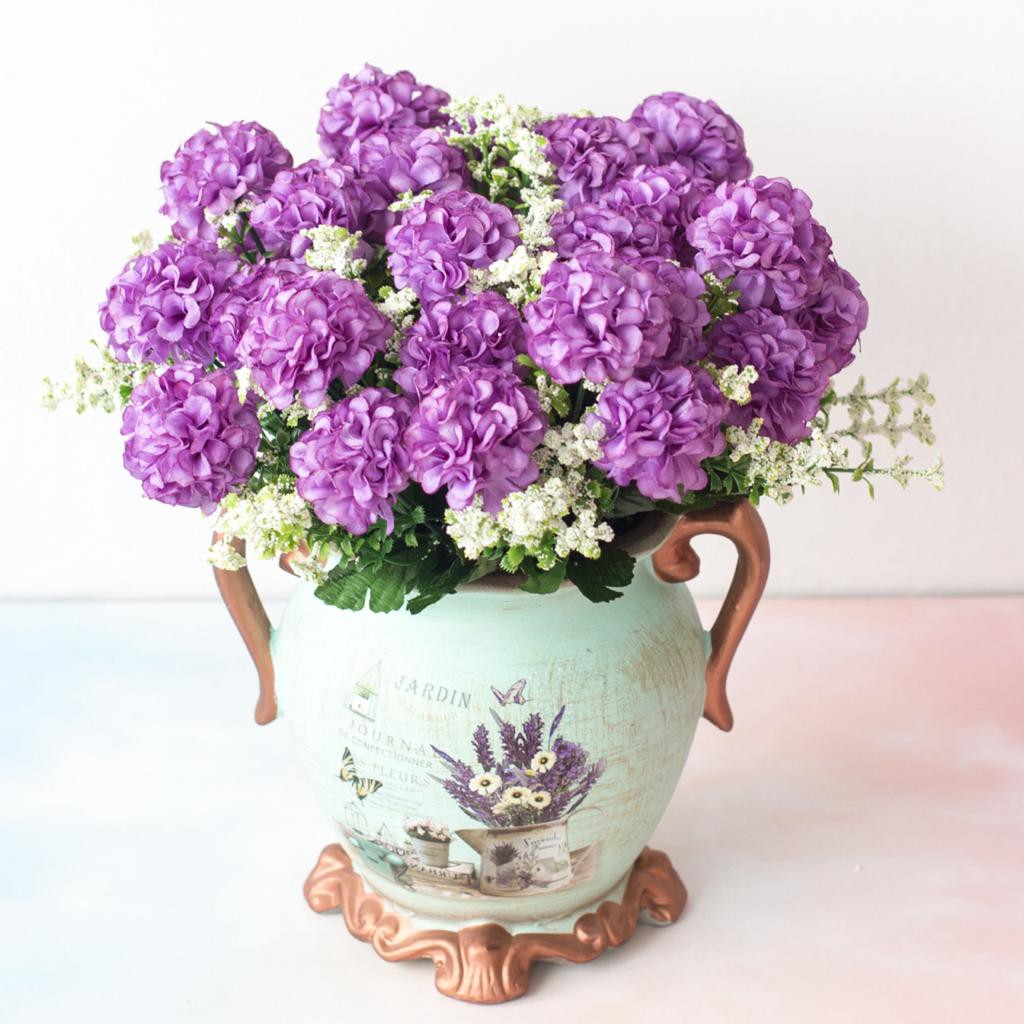 COD / SM.ID BUNGA BUKET BUNGA ARTIFICIAL ROSE BUNGA PALSU IMPORT DEKORASI RUMAH / PESTA P3122-6