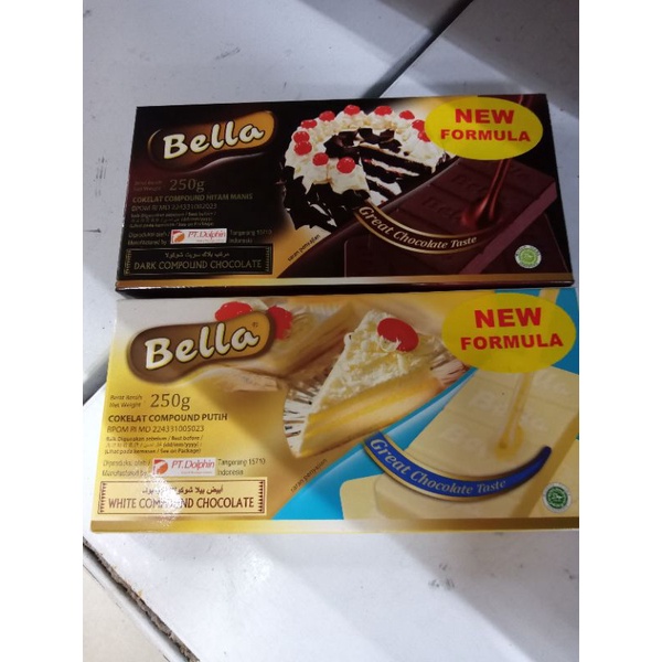 

BELLA BAKING COMPOUND CHOCOLATE/COKLAT LUMER BAHAN KUE