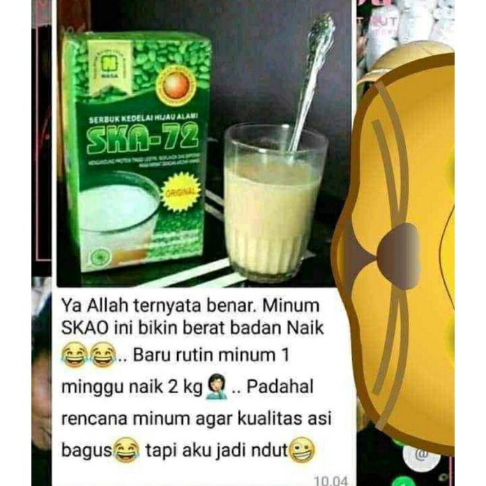 

susu kedelai penggemuk badan ( SKA - 72 NASA )