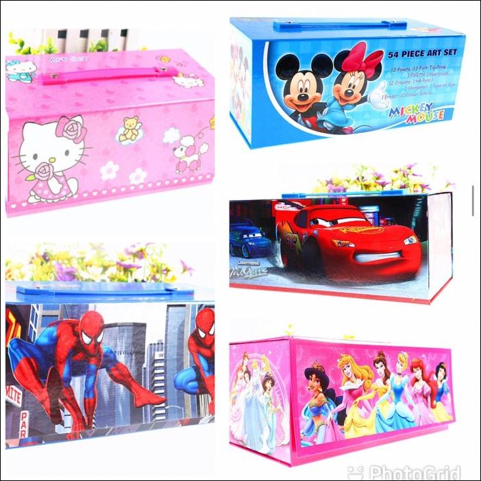 

Pensil Warna Alat Lukis / Crayon Set Warna isi 54 pcs