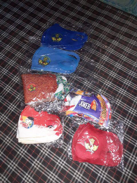 Masker Anak Sekolah Batik Dan Pramuka