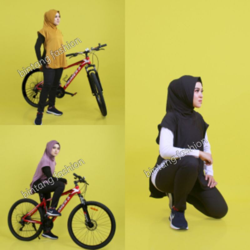 Hijab Sport Jilbab Kerudung Olahraga Joging Senam Bersepedah. Hijab Instan. Kerudung Instan. KERUDUNG OLAHRAGA. Termurah. Hijab Olahraga Instan. Kerudung Olahraga Instan. COD. TERMURAH. Jilbab Olahraga. Jilbab Rompi. Hijab Vest. Vest Hijab