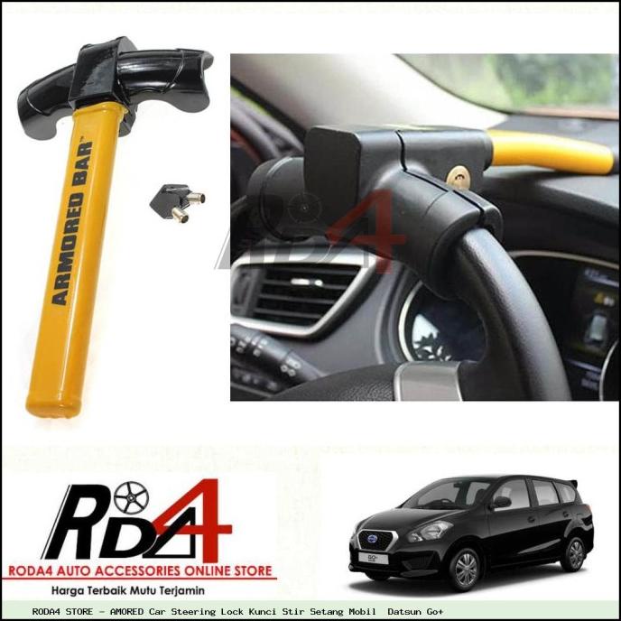 AMORED Car Steering Lock Kunci Stir Setang Mobil Datsun GoPLUS rod4 dijamin