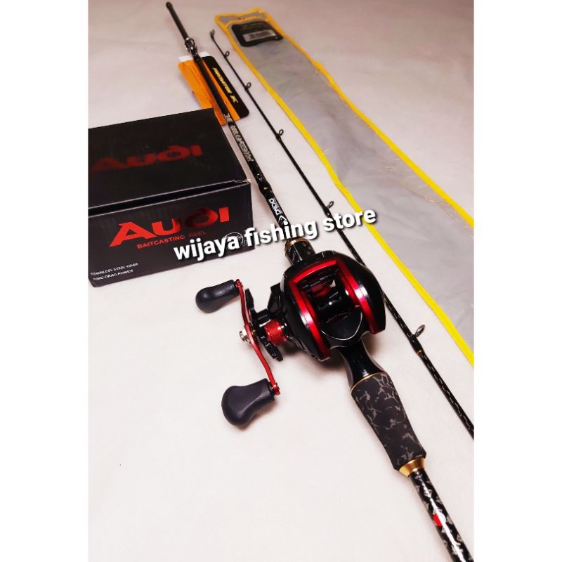 Set Joran BC Daido Predator 180 dan Reel BC Lizard Audi 8.1 : 1