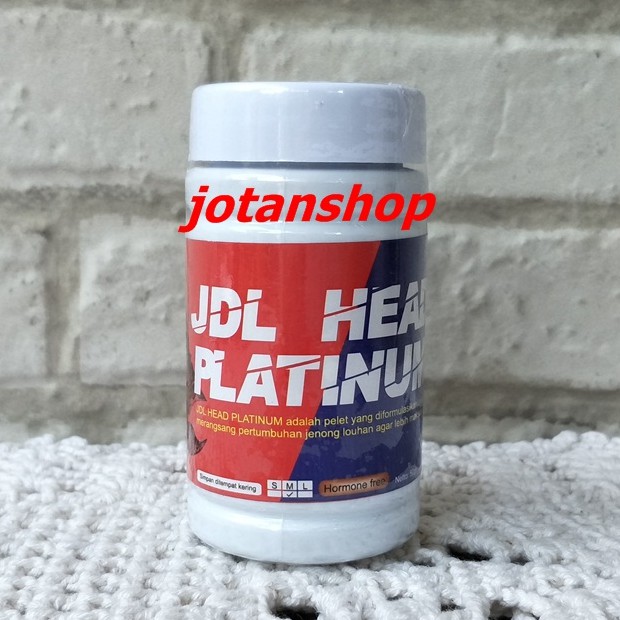 JDL Head Platinum 50gr Makanan Pelet Jenong Louhan Lohan ORIGINAL