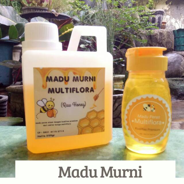 

Madu Murni Multiflora Kemasan Jirigen 500gr / raw honey