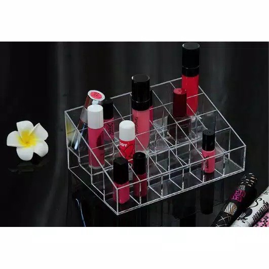 Rak display lipstik / rak lipstik / rak kutek arcylic / rak arcylic