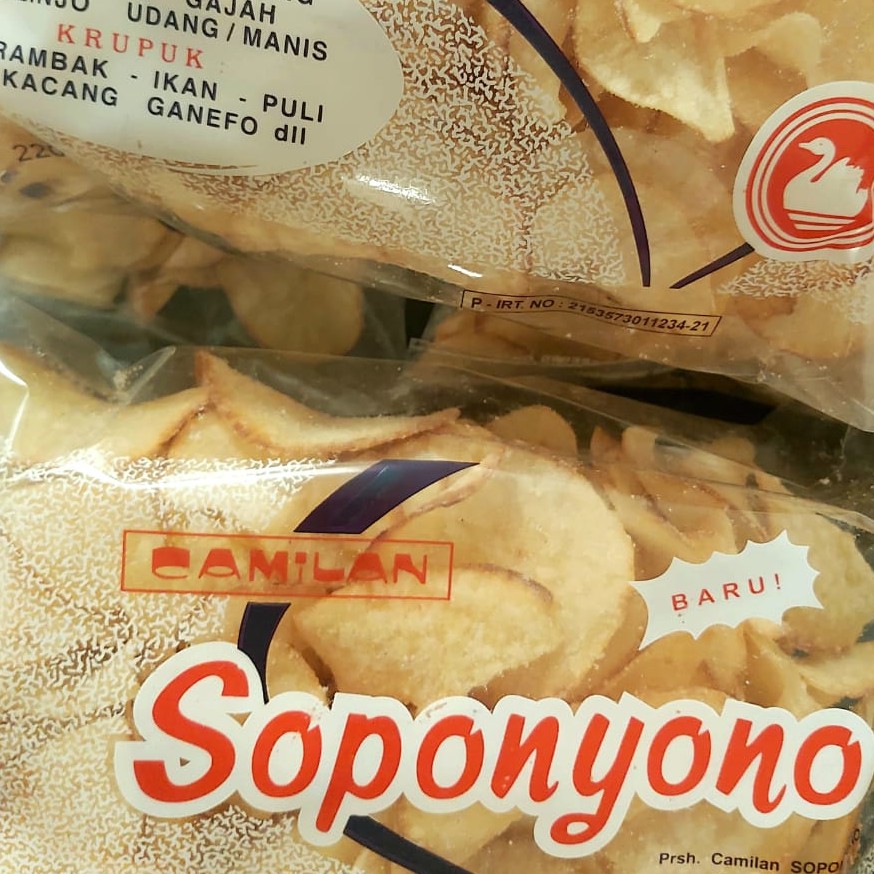 

KRIPIK SINGKONG SOPONYONO ORIGINAL