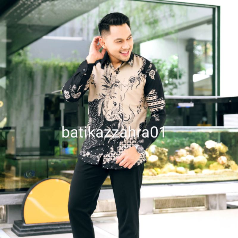 KEMEJA BATIK PRIA CENDRAWASIH FULL FURING