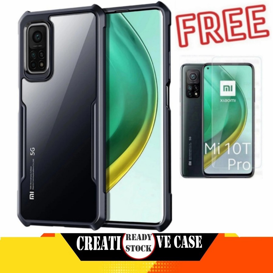 Case Xiaomi Mi 10T / 10T Pro 2020 Tpu Free Tempered Glass