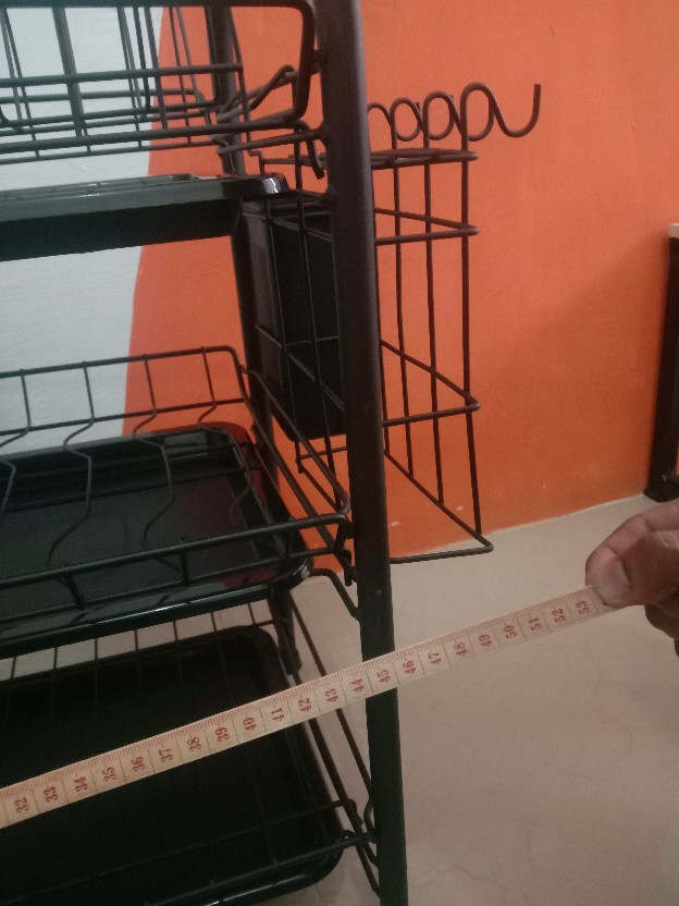 Terbaru !! Rak Piring Peralatan Makan Serbaguna Rak Dapur Multifungsi - 3 Susun