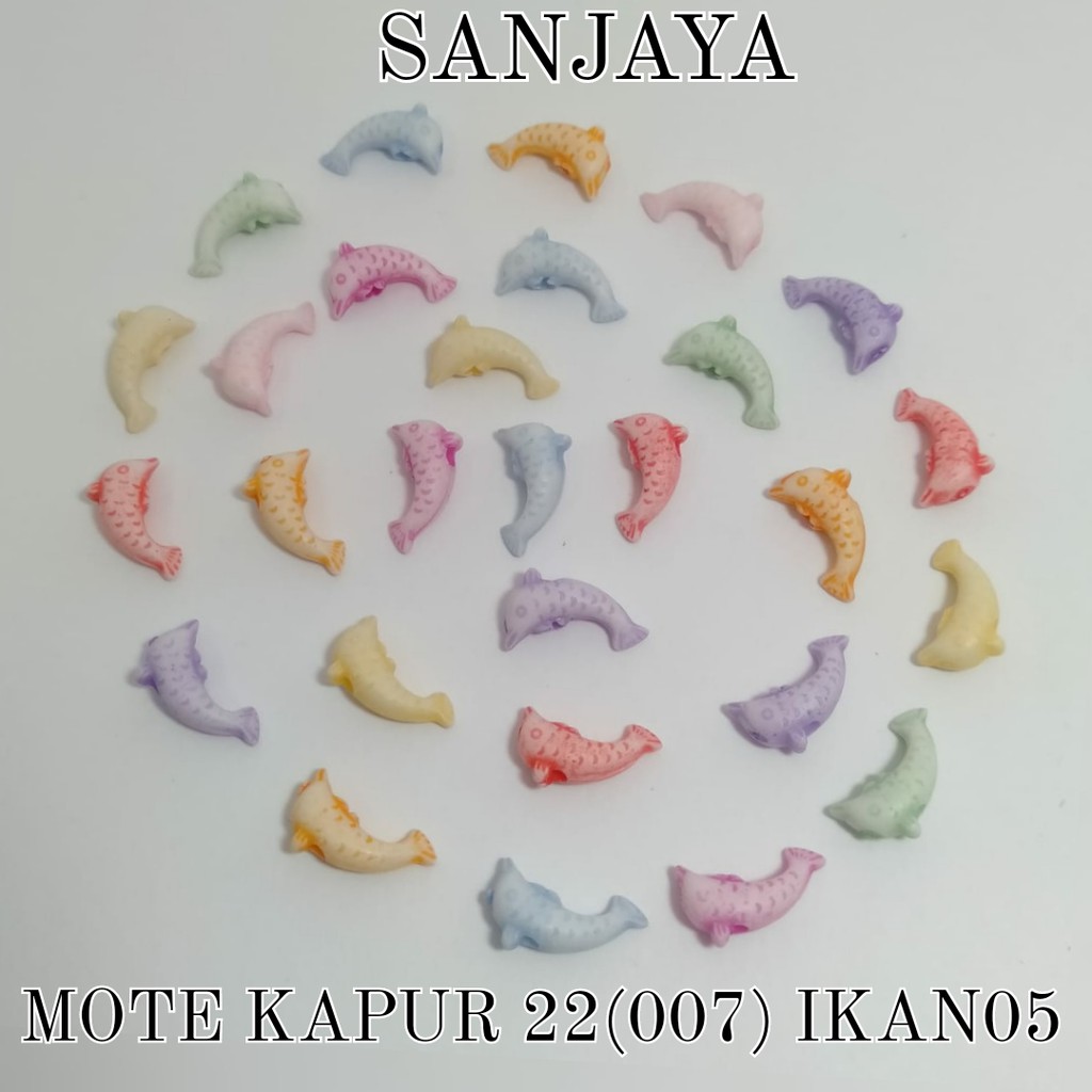 MANIK KAPUR / MANIK BABY / MANIK IKAN / MANIK KAPUR BENTUK IKAN / MOTE KAPUR 22(007) IKAN05