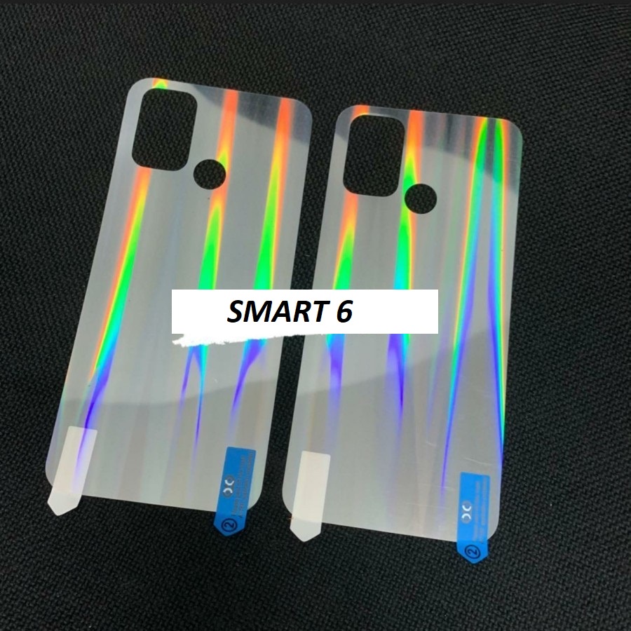 INFINIX HOT 10 HOT 10S HOT 10 PLAY SMART 6 SMART 5 ANTI GORES SKIN AURORA ANTI JAMUR PELINDUNG BELAKANG BACK MOTIF PELANGI GARSKIN