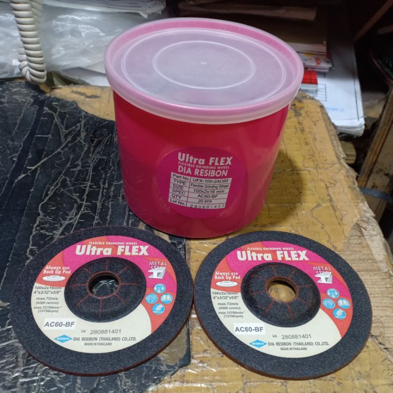 gerinda ultraflex flexibel 4"