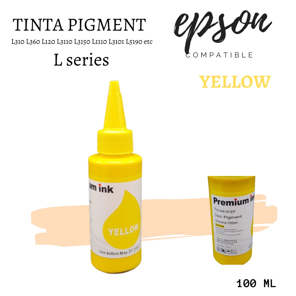 Tinta Pigment Epson WorkForce WF-C579R 1 paket 4 warna