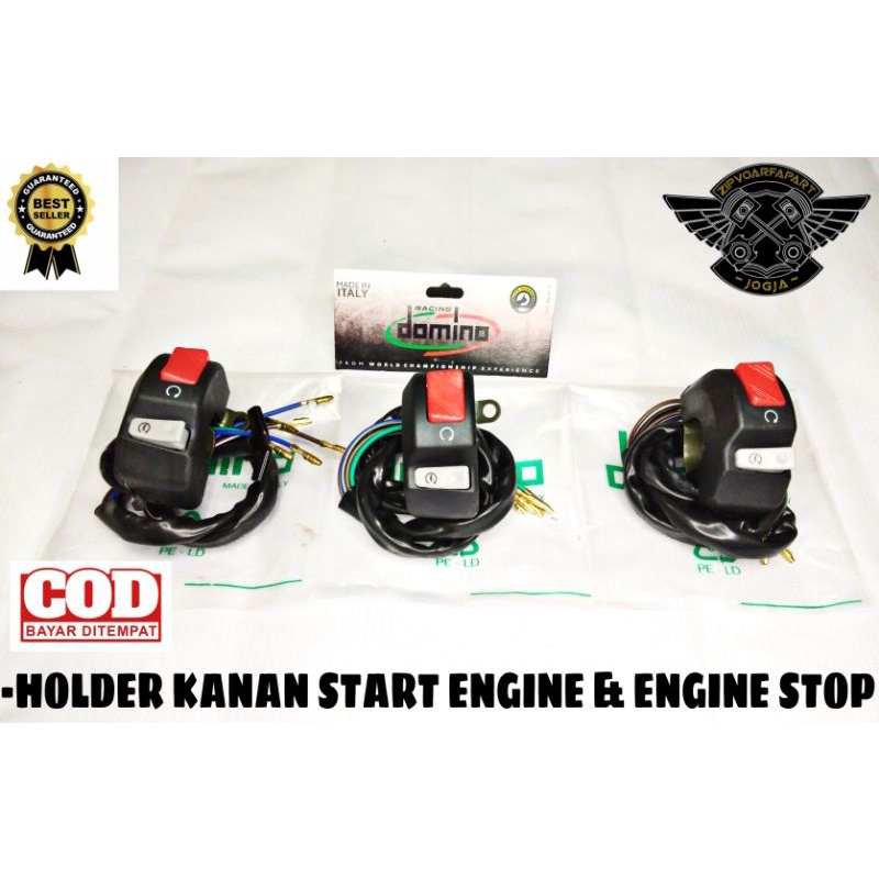 HOLDER KANAN KSR DOMINO HOLDER START ENGINE STOP DOMINO ITALY HOLDER KANAN DOMINO