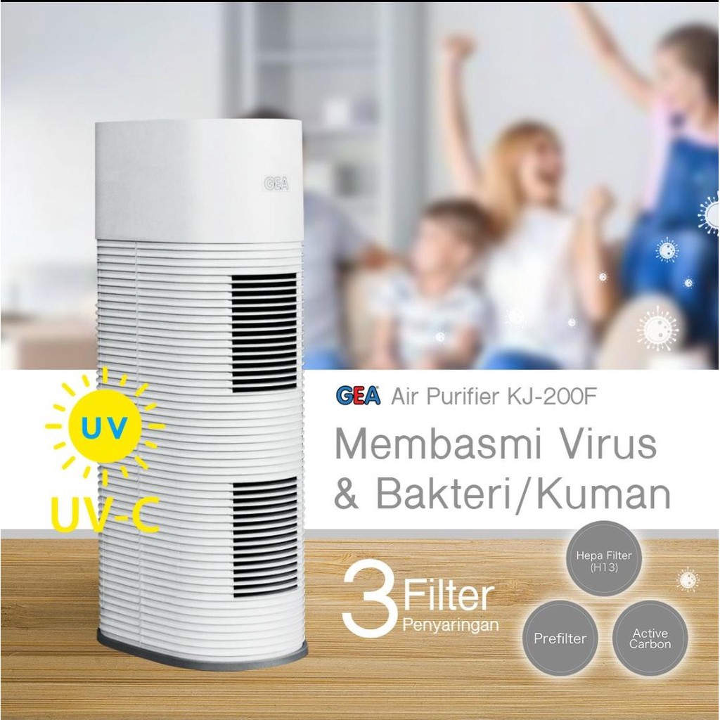 GEA AIR PURIFIER KJ200F-A1 / GEA Pembersih Udara UV-C