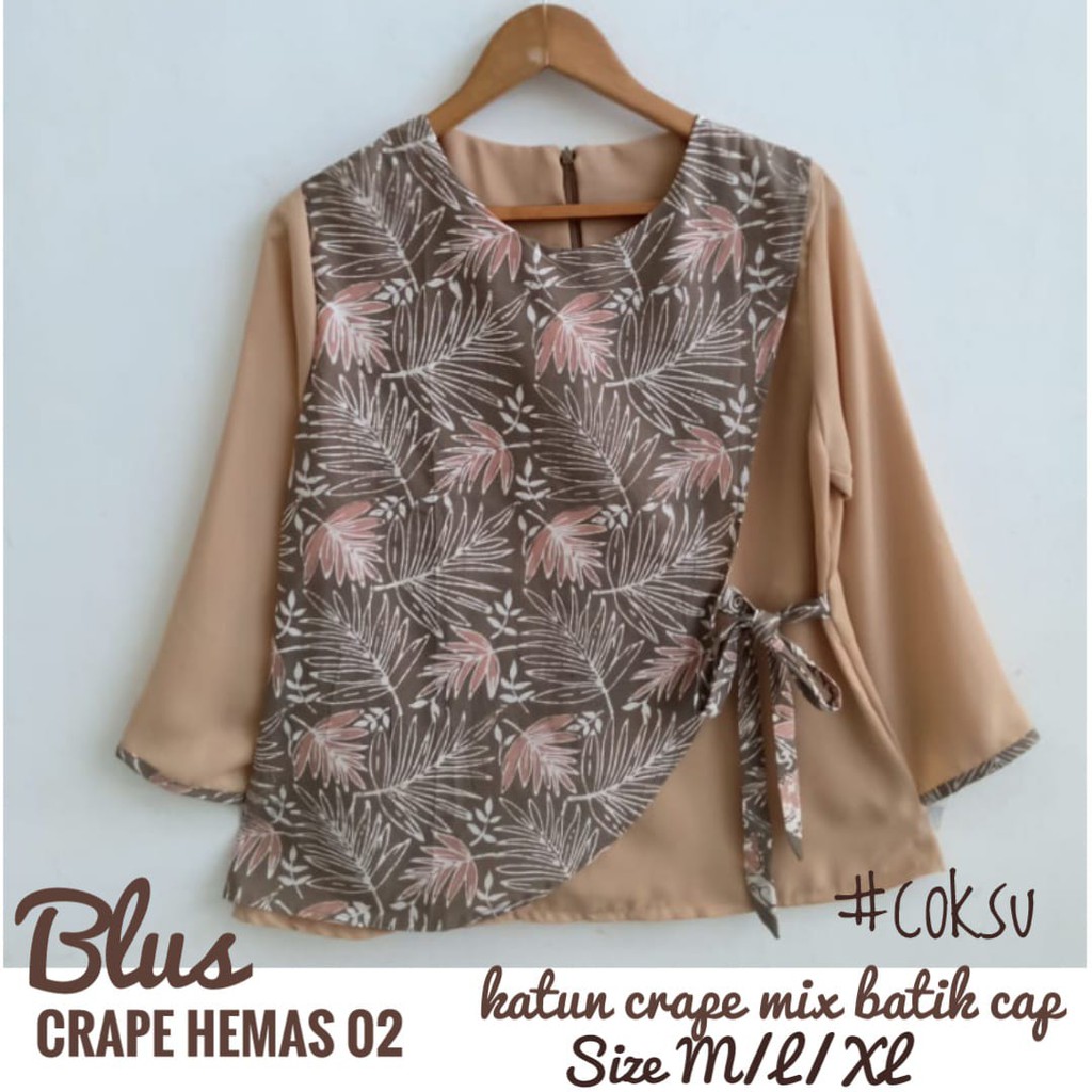 Blus Crape Hemas