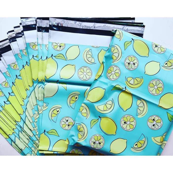 

Terlaris AMPLOP PLASTIK POLYMAILER LEMON (Uk 25 cm x 35 cm) Elegan