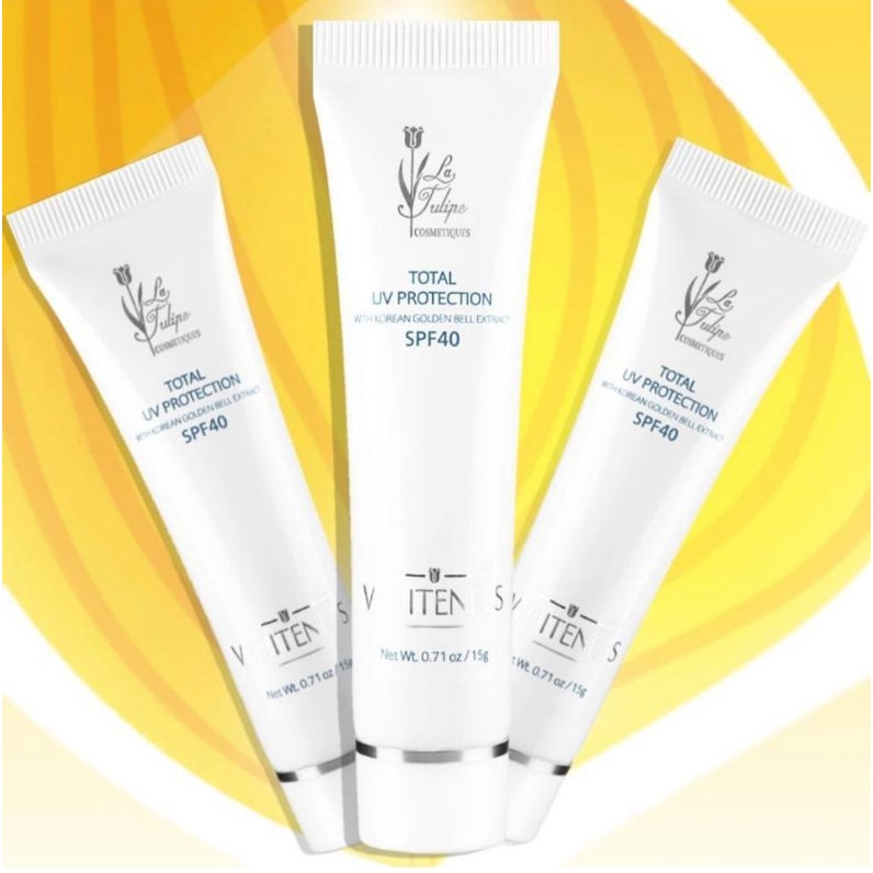 La Tulipe Whiteness total UV protection SPF 40