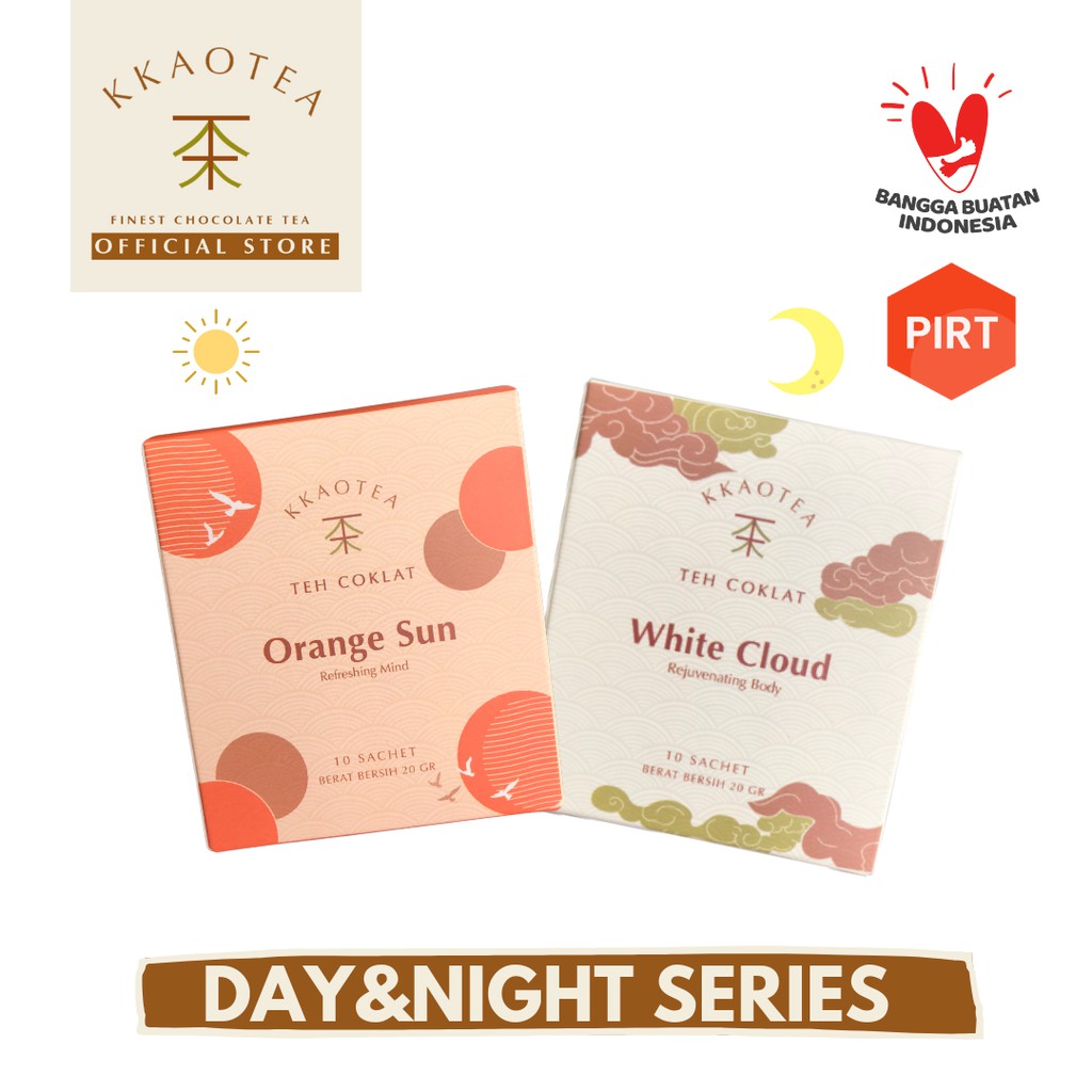 

Day and Night Series Kkaotea Teh Coklat (BUNDLE TEH PAGI DAN MALAM) 2x20GR